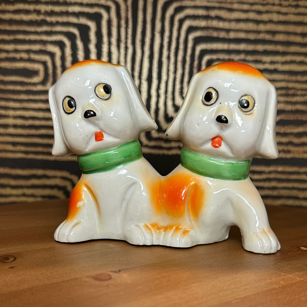 Vintage Ceramic Dog Figurine